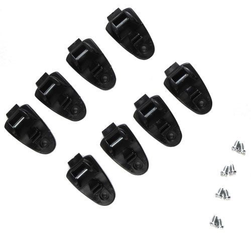   RACING COMP 5 F3 BOOT BUCKLE BASE SET OF 8 FITS ADULT + YOUTH BOOTS