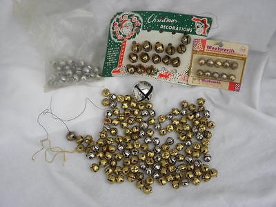 193 Vintage Metal Christmas Jingle Bells Some NOC, Made in Japan 