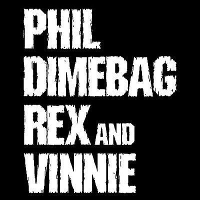 PHIL DIMEBAG REX VINNIE metal gods pantera fan SCREEN PRINTED Tshirts 