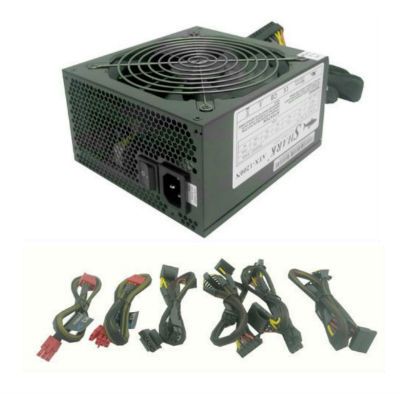   Modular ATX Power Supply 140mm Cooling Fan PCI E SATA 1000W PC