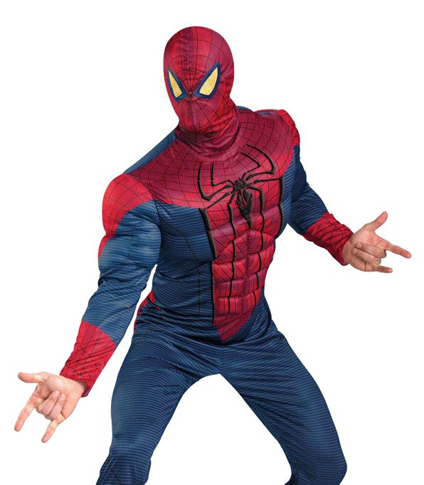 Adult Spider Man Movie Muscle Suit Halloween Costume