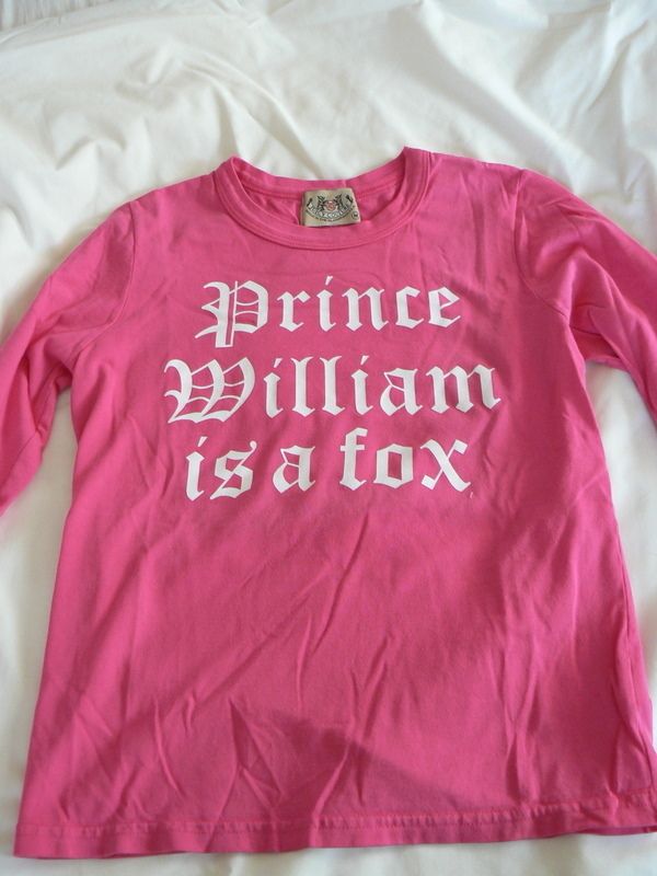 JUICY COUTURE L S Shirt Prince William is a Fox M