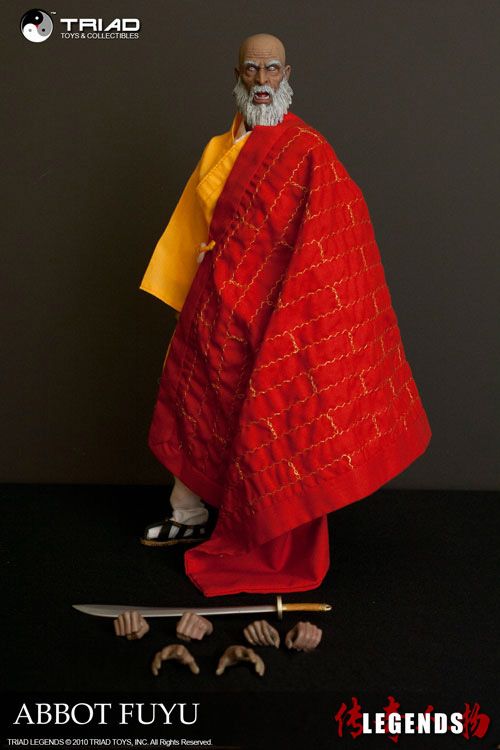 Triad 1 6 Scale Abbot Fuyu Shaolin Monk Martial Arts Action Figure 