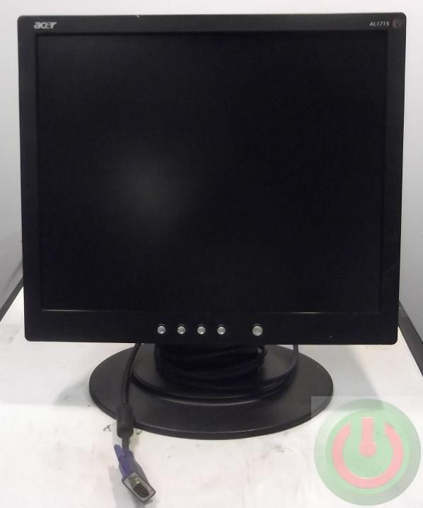 Acer Flat Screen 17 LCD Monitor Model AL1715 EBM