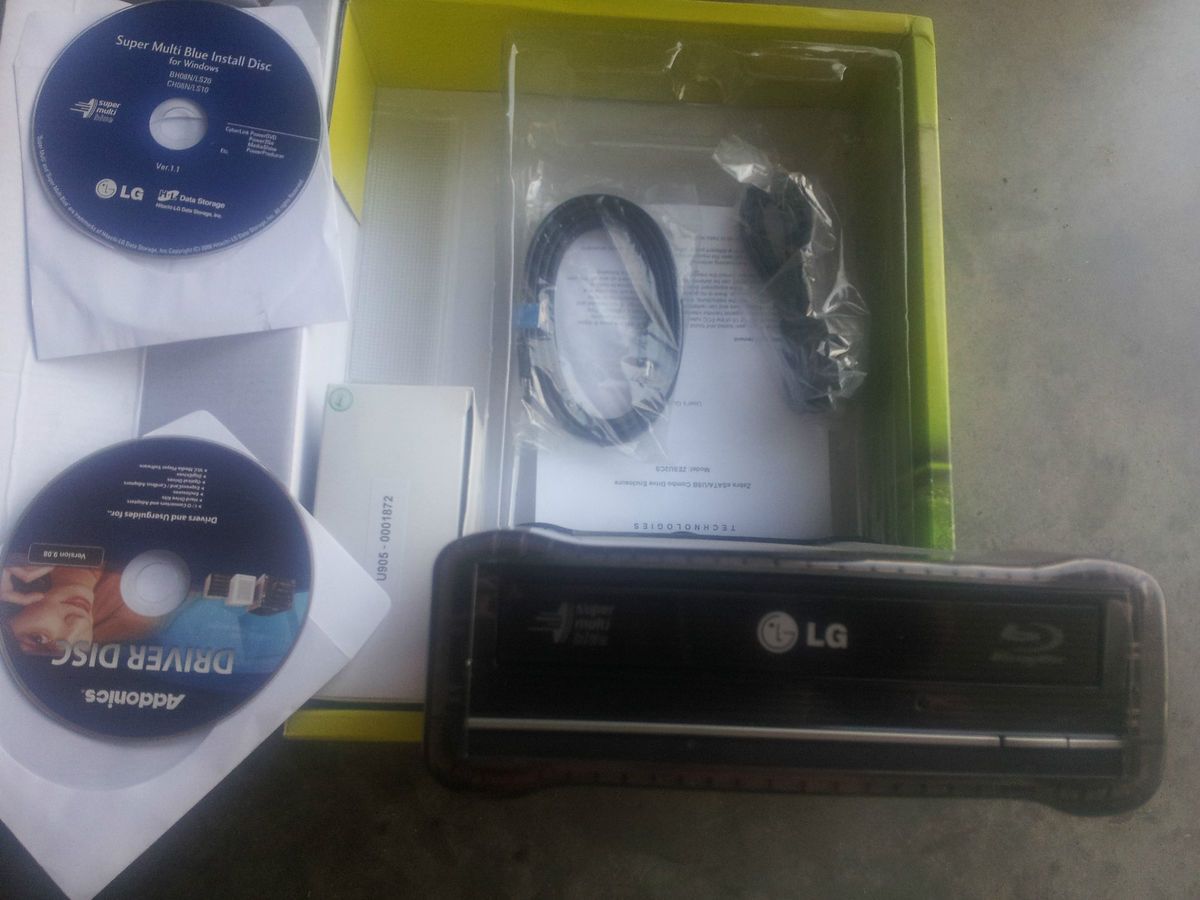 Addonics Zebra eSATA USB Combo Drive Enclosure with Blue Ray Player 