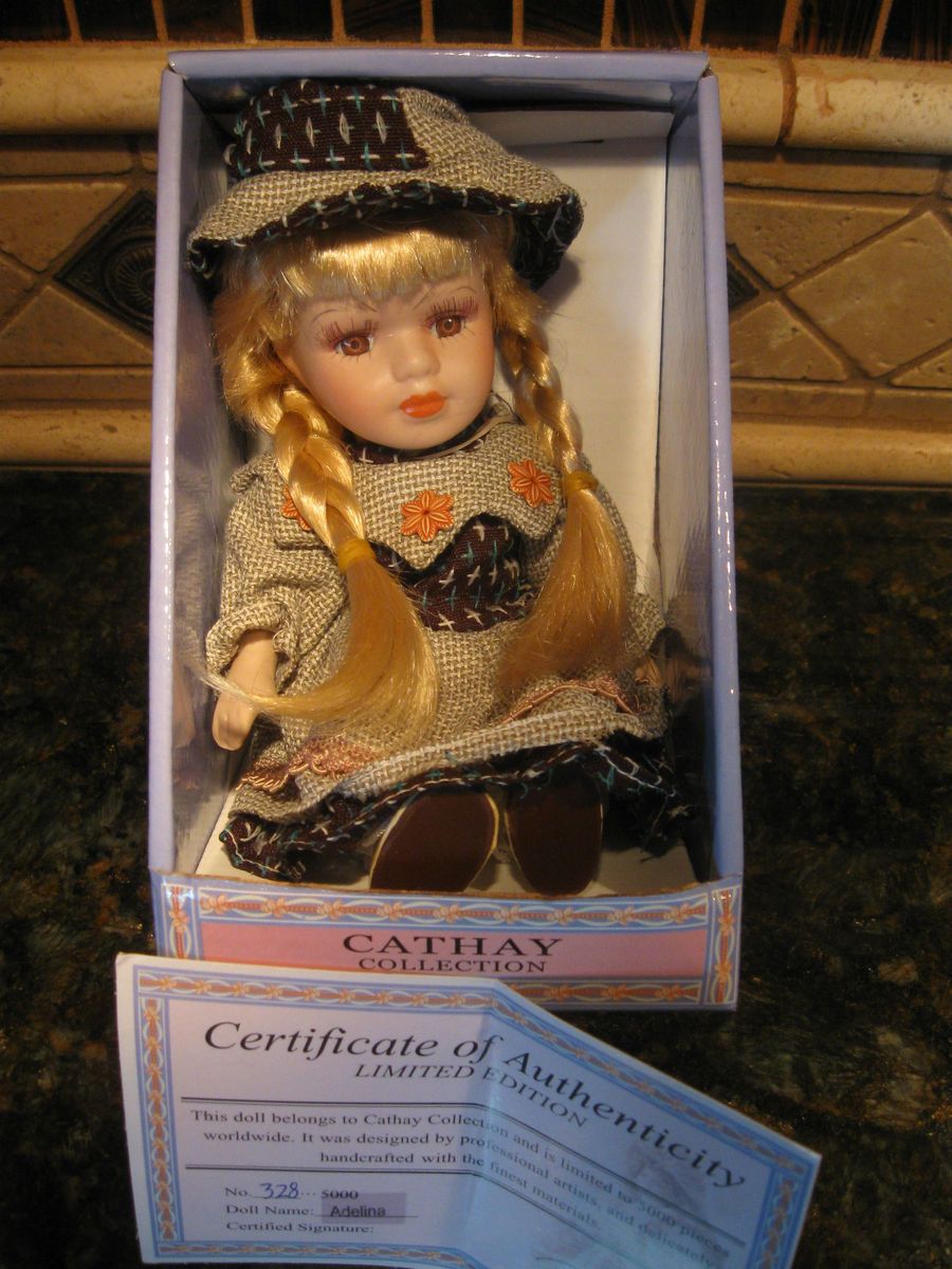 CATHAY Collection 6 *Adelina* Porcelain Doll NIB