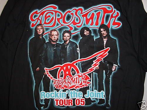 Aerosmith T Shirt Rockin The Joint Tour 2005 Rock