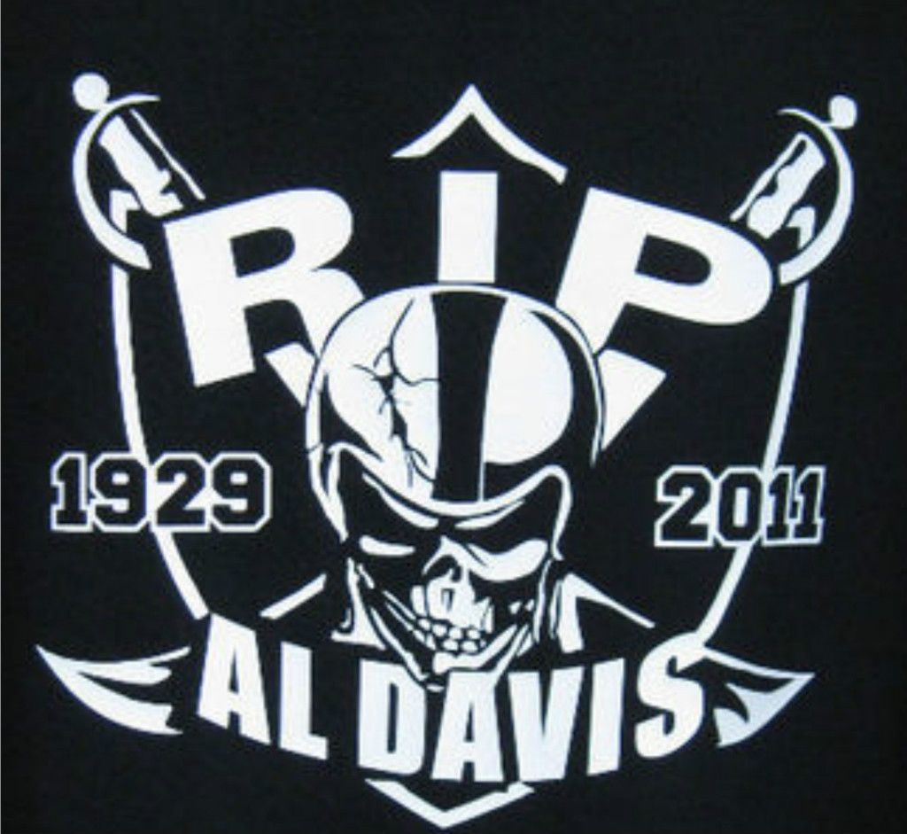 Al Davis Oakland Raiders Memorial Tribute Vinyl Decal Sticker Raider 