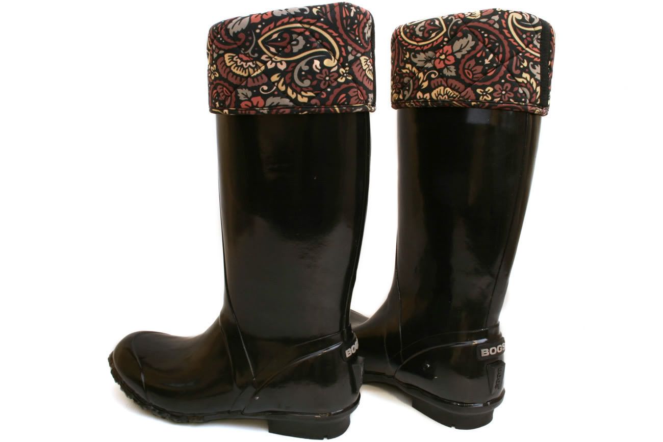 Bogs Women Alex 52464 New Waterproof Black Rain Snow Boots Size 6 10 