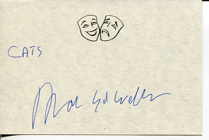 Andrew Lloyd Webber Cats Phantom of TH Opera Evita Composer Signed 