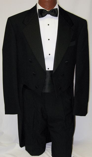 Andrew Fezza Black Mozart Tuxedo Tailcoat 40R Free SHIP