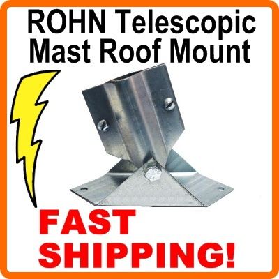 Telescopic Antenna Mast Roof Base Plate Mount Rohn