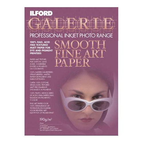 Ilford Galerie Smooth Fine Art Paper Matte for Inkjet