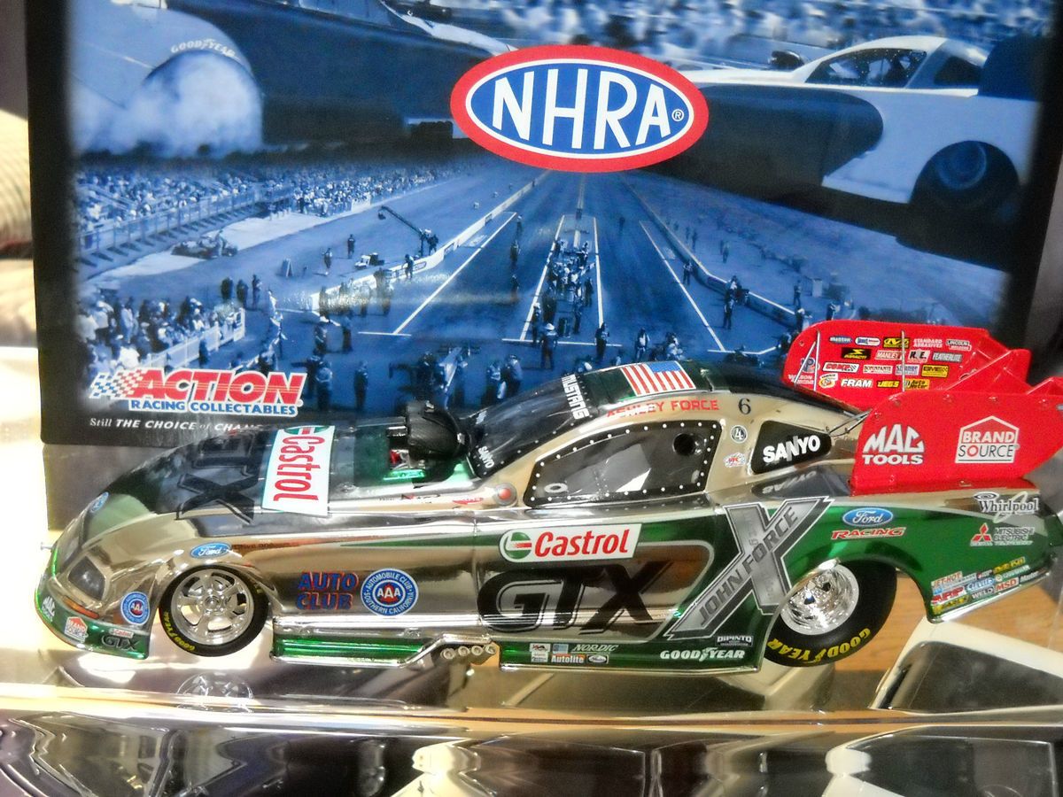 Ashley Force Castrol GTX 2009 Mustang Funny Car Color Chrome 1 260 