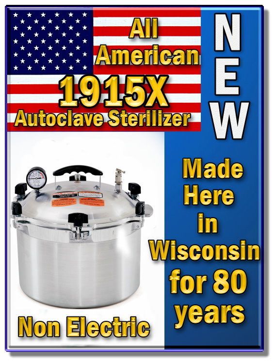 2012 American Stove Top 1915X Sterilizer Autoclave Made in The USA FDA 