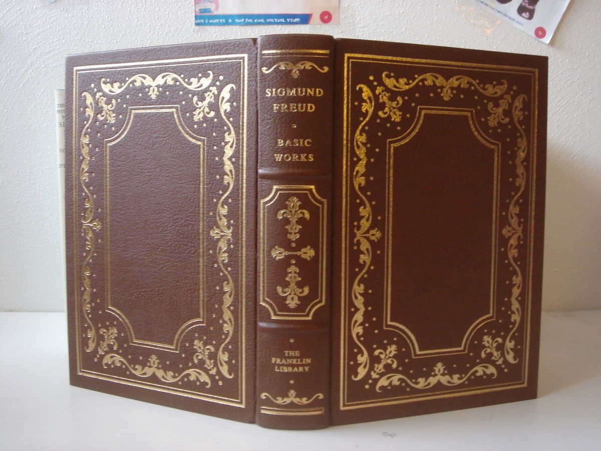 Franklin Library book~ Sigmund Freud ~ BASIC WORKS ~ 1978~ LEATHER 