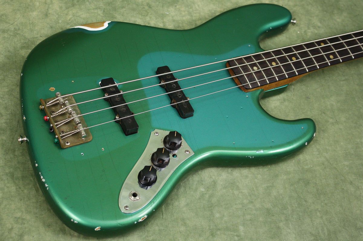 Vintage 1965 Fender Jazz Bass Lake Placid Blue Refin by RS Guitarworks 