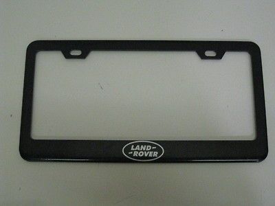   Evoque BLACK Metal License Plate Frame (Fits 2012 Range Rover Sport