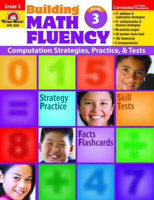 Building Math Fluency, Grade 3 by Evan Moor 2008, Paperback