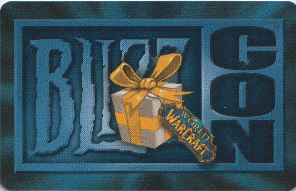 EXTREMELY RARE World of Warcraft 2005 BlizzCon Murky Loot Card