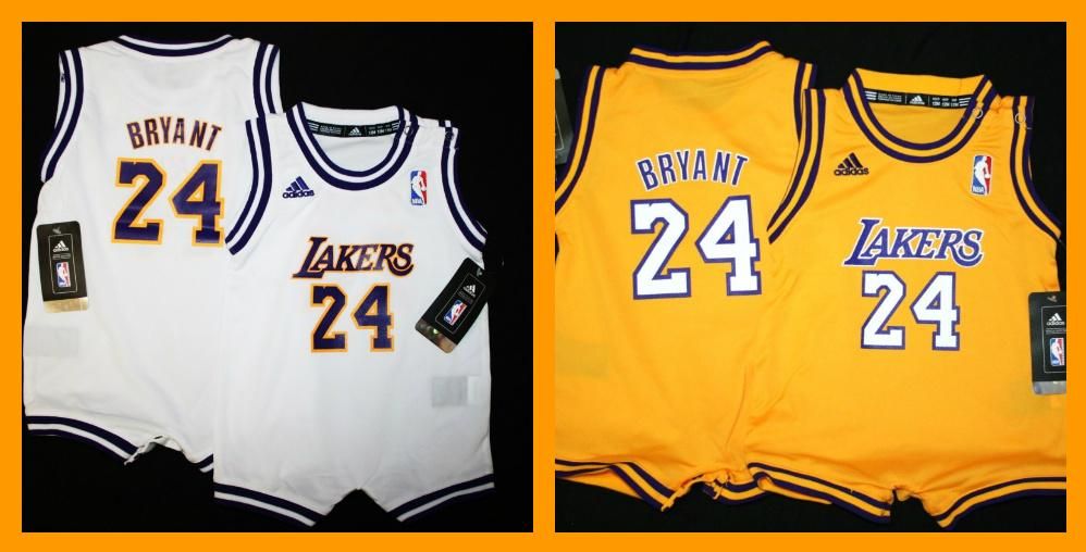Adidas La Lakers Kobe Bryant Baby Toddler Jersey 12 24M
