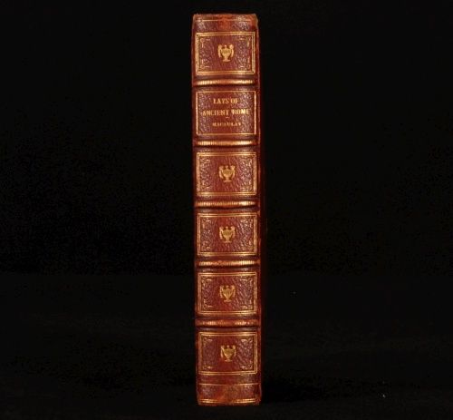 1852 Lays of Ancient Rome Thomas Babington Macaulay