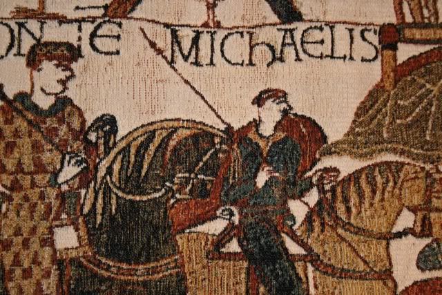 Bayeux Mont St Michael Tapestry Wall Hanging 17X32