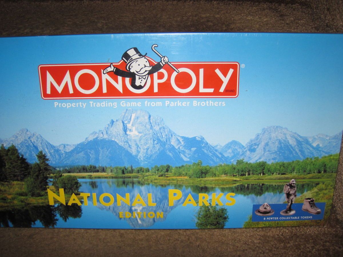 National Parks Pacific Trail Edition Monopoly Game Factory SEALED 