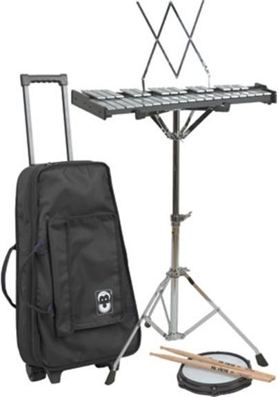 NEW CB PRO DELUXE DRUM PERCUSSION BELL KIT SET & TRAVEL BAG CASE w 