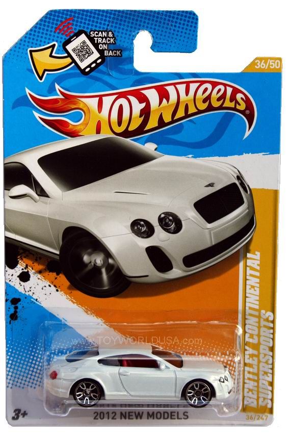 2012 Hot Wheels New Models #36 Bentley Continental Supersports