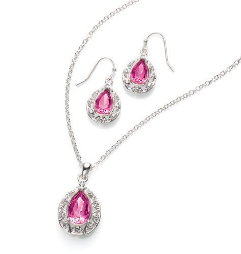 Sweet Souls Necklace Earring Birthstone Gift Set Choose