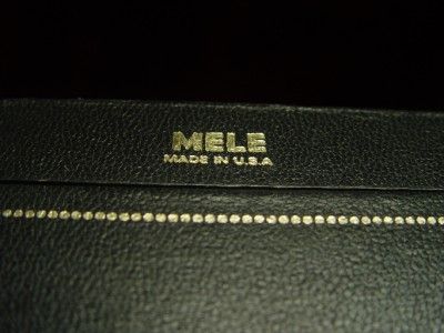 old mele black gold jewelry box leather velvet satin