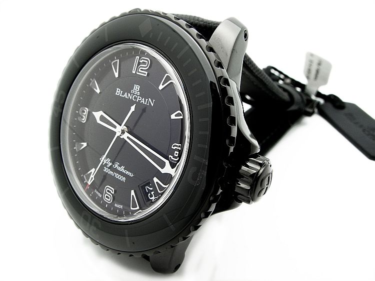 Blancpain 50 Fifty Fathoms Dark Knight PVD All Black 45