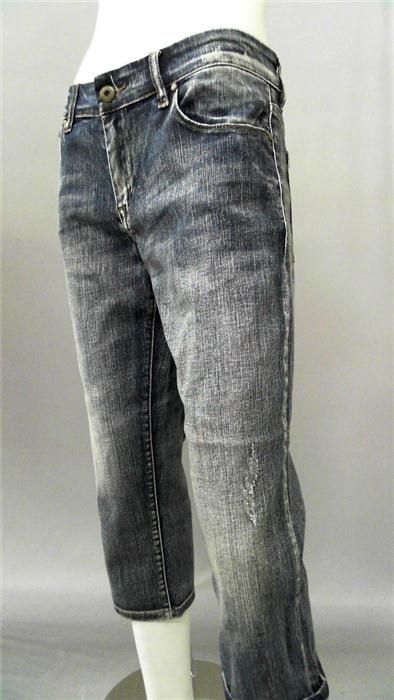 Blank NYC Skinny Classique Misses 28 Stretch Antique Relaxed Roll Up 