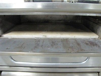 Used Blodgett Double Deck Commercial Pizza Oven Great Shape Clean 