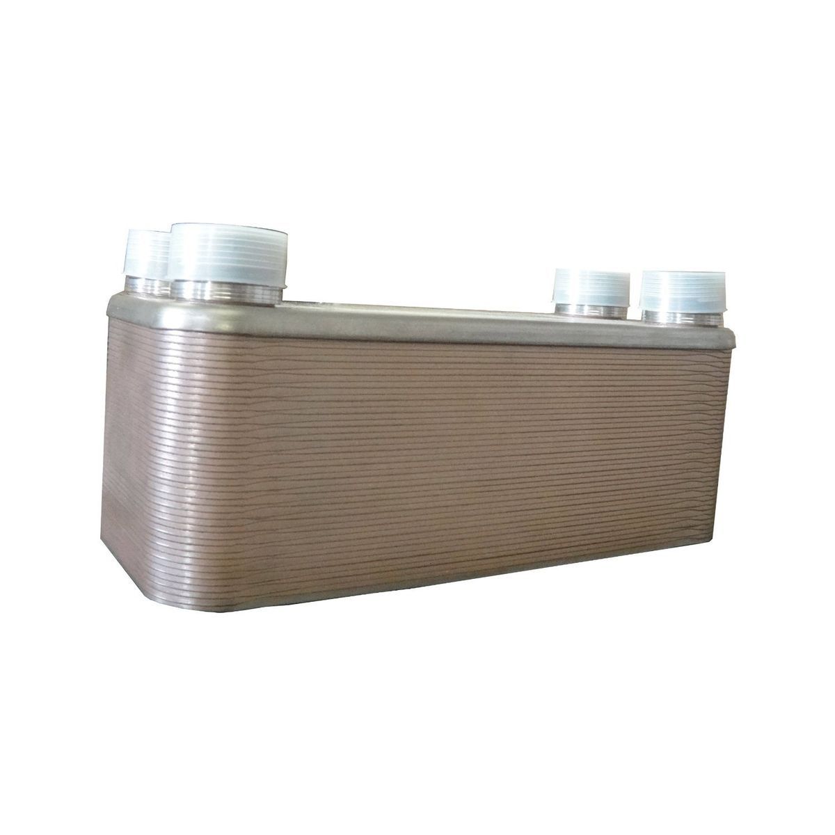 Outdoor Wood Furnace Boiler Brazed Plate Heat Exchanger 40 Plate 
