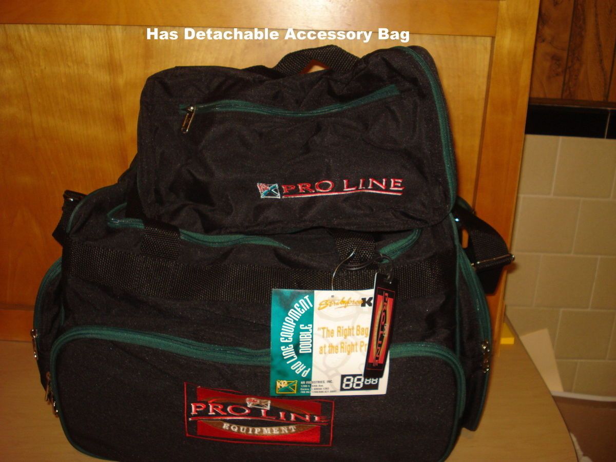   Industries Pro Line Equipment Bowling Ball Two Ball Bag Black