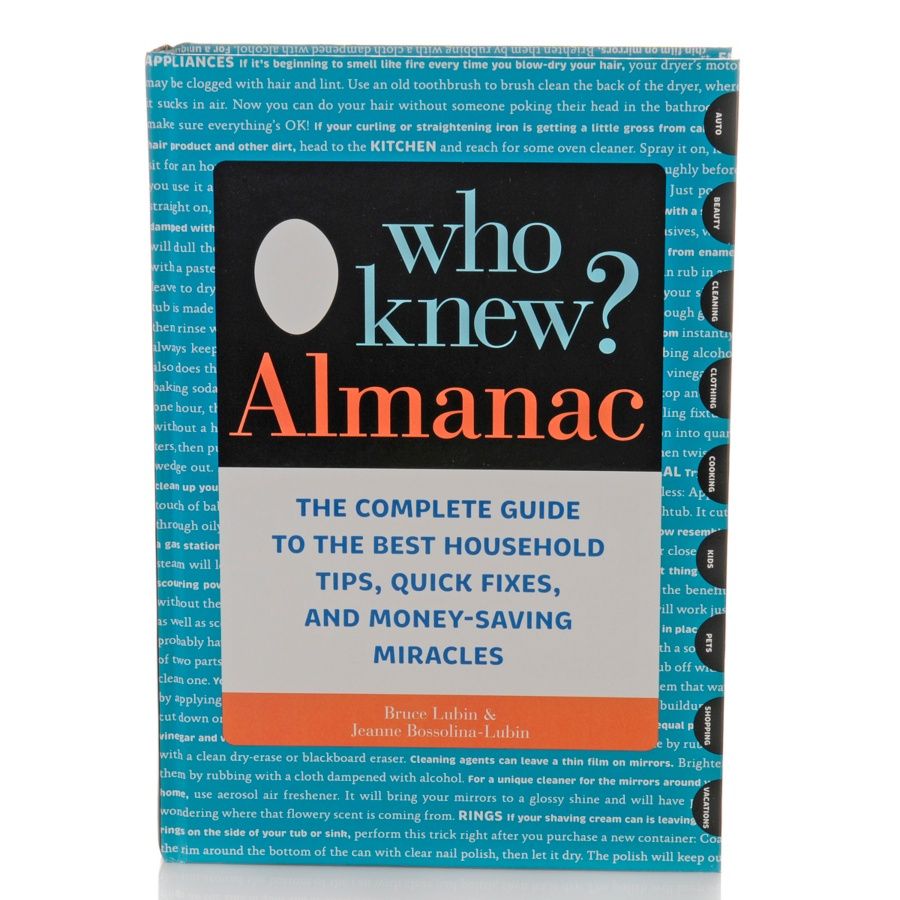   Knew  Hardcover Almanac with 656 Pages of Tips by Bruce Lubin