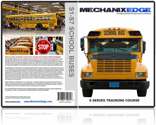 ASE Test Prep School Bus Training Course S1 S7 Study Guide S1 S2 S3 S4 