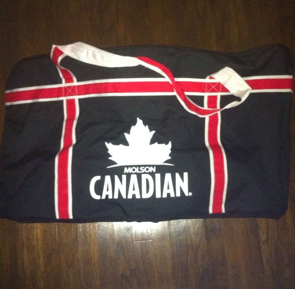 Hockey Equipment Bag with Molson Canadian Beer Logo