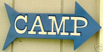  Camp Wood Sign Custom Carved Camping