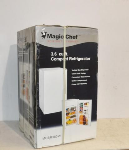 Magic Chef White 3 6 Cubic ft Compact Mini Refrigerator