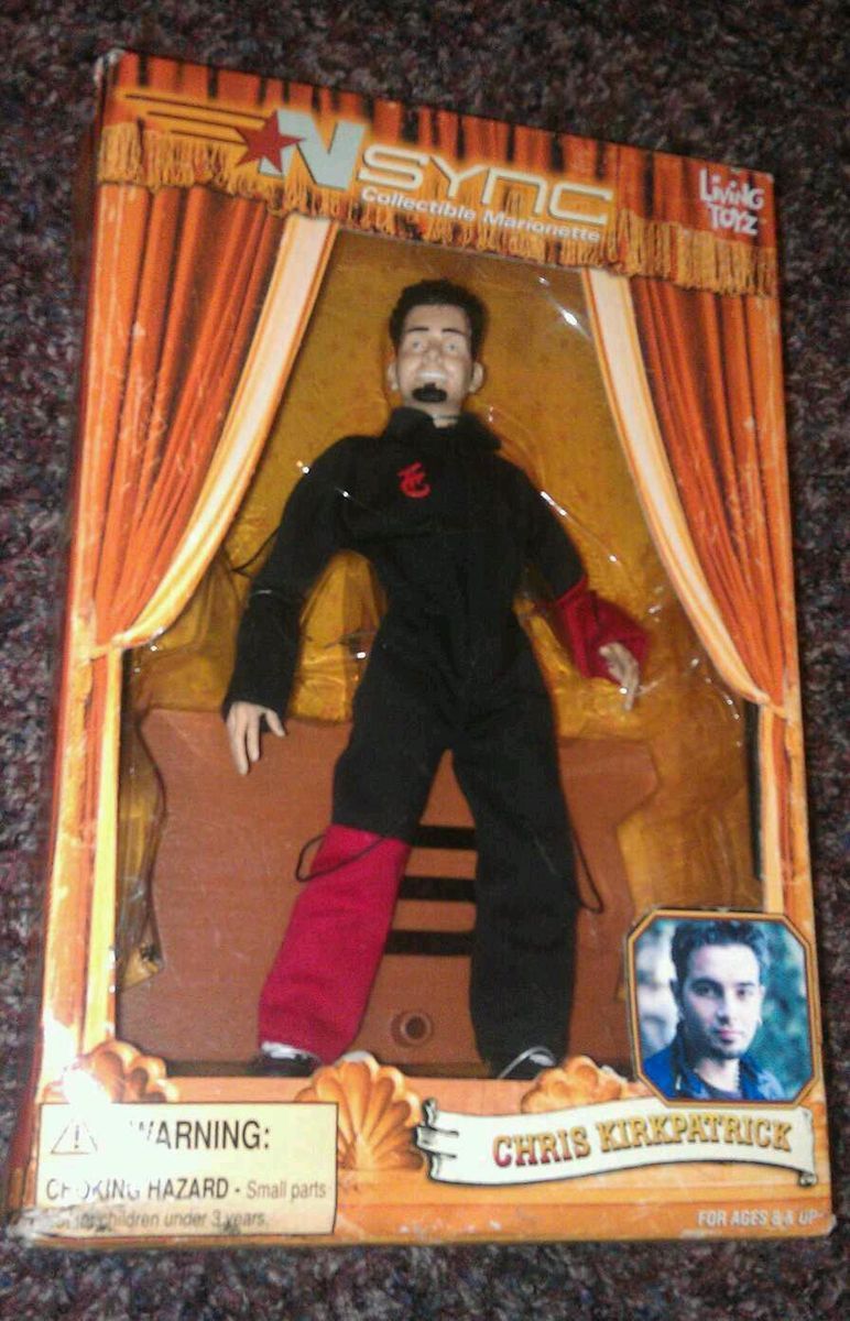 Chris Kirkpatrick N Sync Collectible Marionette Doll 10 Tall
