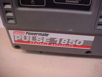 Coleman Powermate PM0401850 Pulse 1850 Portable Pulse Generator