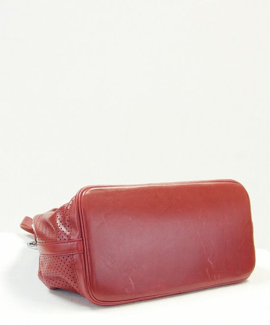 Michael Kors Red Colgate Large Grab Bag Leather Tote Handbag $348