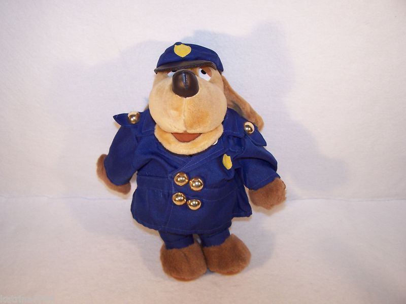Vtg 1987 Touchables Commonwealth Police Dog Plush Toy