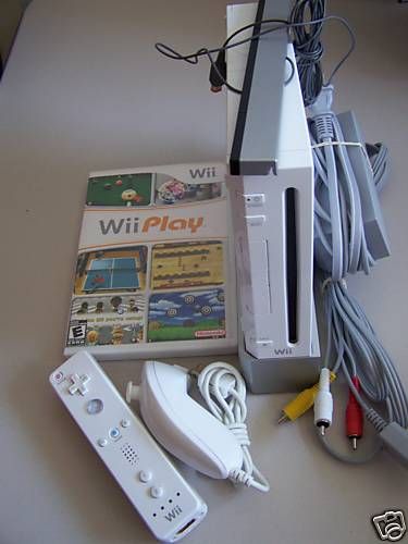 Used Nintendo Wii System Console Wiimote Wii Play
