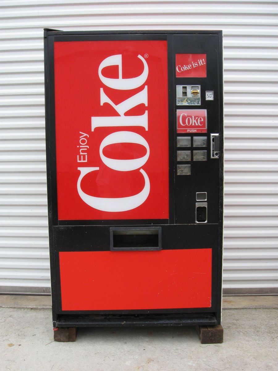 Coke Pepsi Vendo Dixie Narco Soda Vending Machine