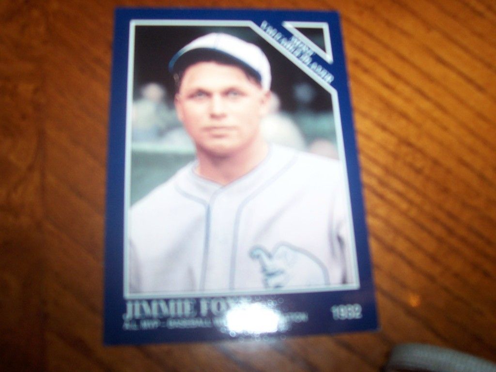 Jimmie Foxx   The Sporting News Conlon Collection 1993 (Most Valuable