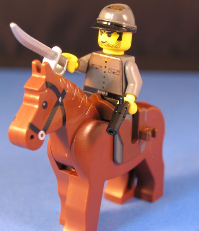 Lego® Brick Cus Civil War Confederate Cavalry Soldier B
